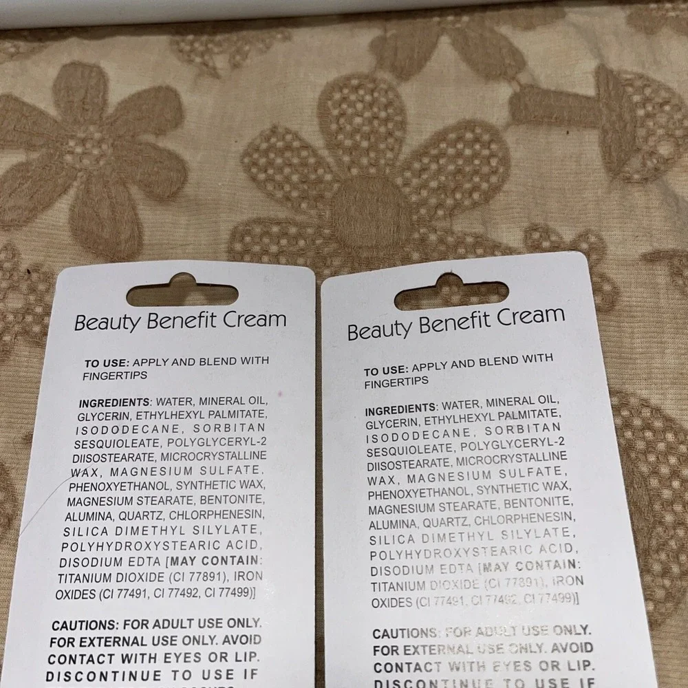 NEW Candy Moyo Beauty Benefit B.B. Cream Dark 1 Foundation Conceler Lot Of 2